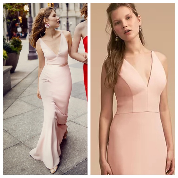 BHLDN Dresses & Skirts - NEW BHLDN JONES CREPE V NECK MAXI DRESS Z425-5